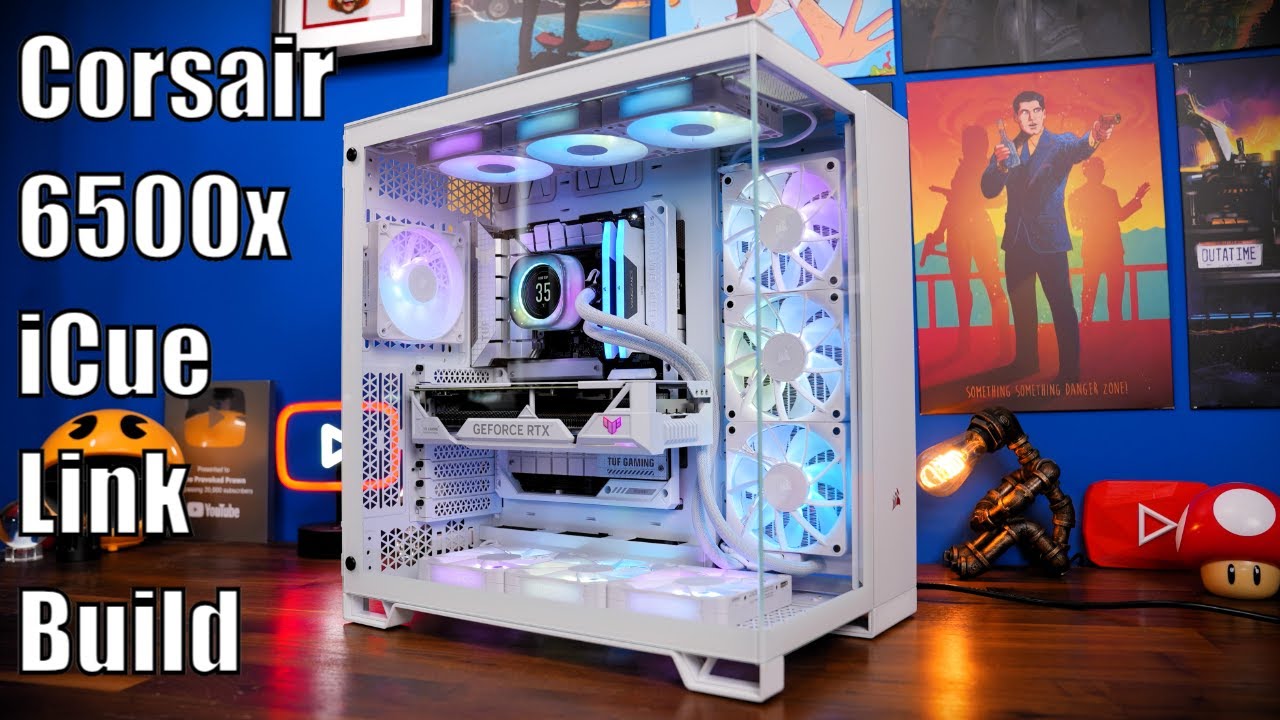 Руководство по сборке Corsair 6500X iCue Link (с материнской платой Asus TUF BTF и графическим пр...