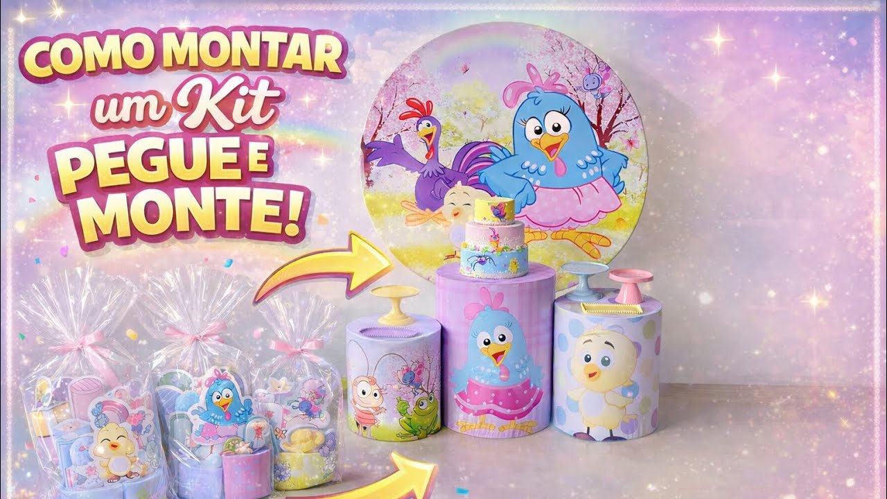 Como montar um kit pegue e monte!