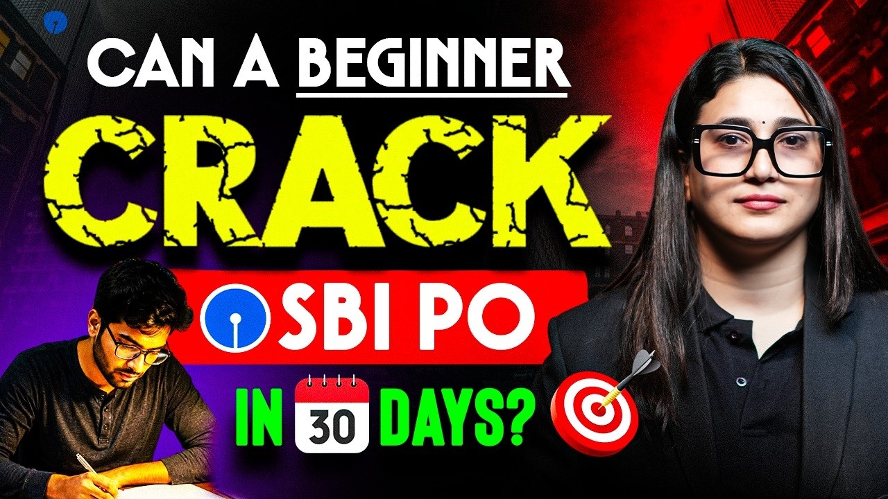 SBI PO in 30 Days? SBI PO Strategy for Beginners | SBI PO Preparation | by Rubaika Ma'am