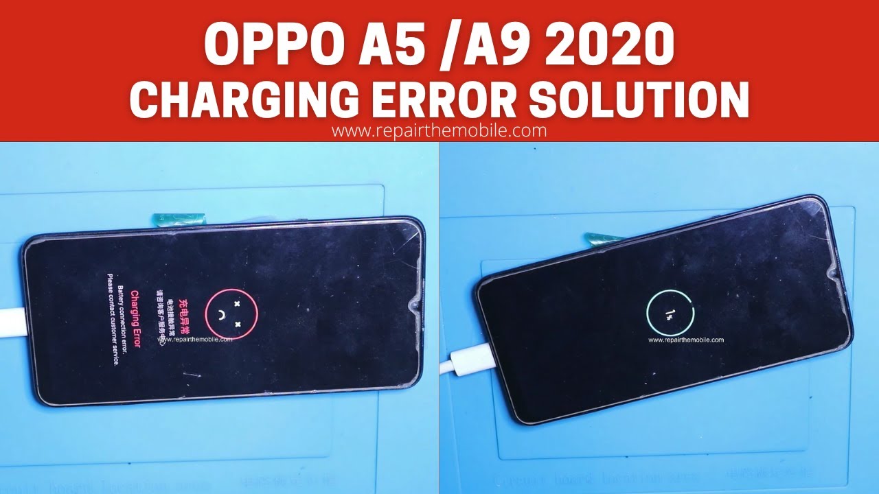 Oppo A5 / A9 2020 Charging Error Solution