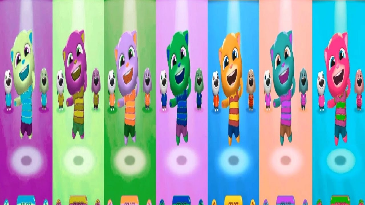Colors Reaction Talking Tom Gold Run Talking Ginger  FLY THROUGH SPACE Boss Fight Gameplay HD