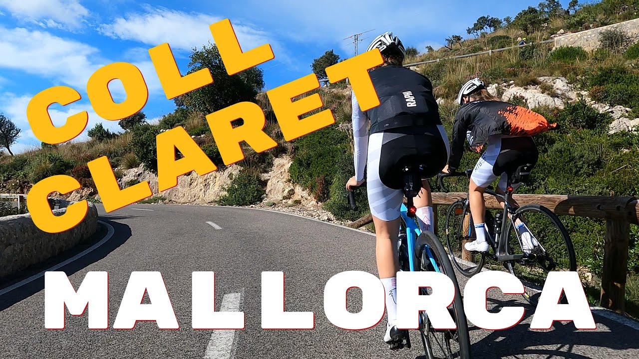 Views on the Route to Coll Claret from Esporles.25 minute virtual bike ride 4 K slow cycling videos.