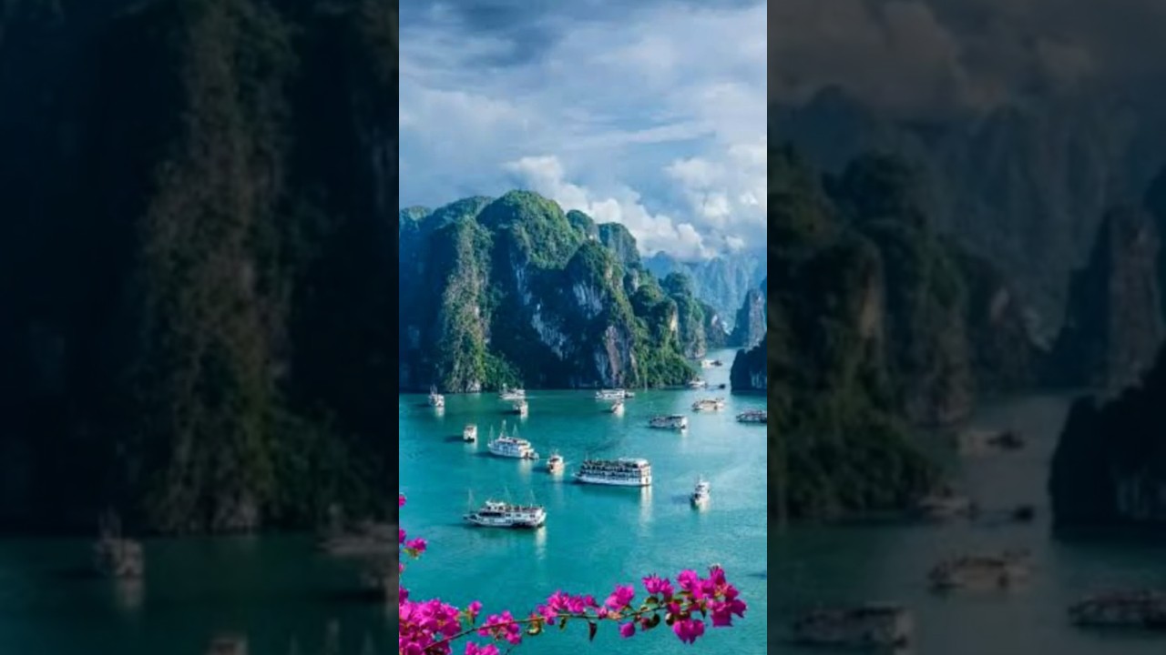 Images of the under-water city Vietnam#nature