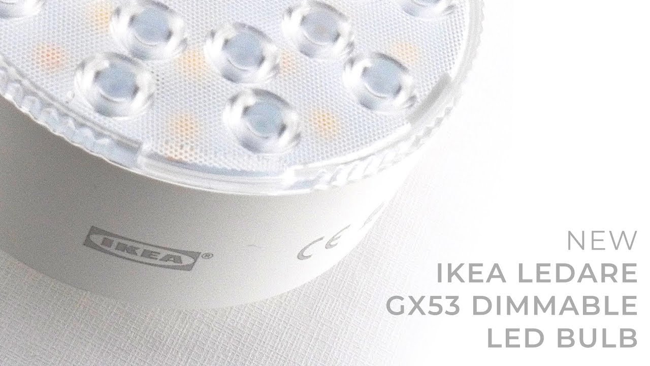 NEW IKEA LEDARE GX53 600lm Dimmable LED Bulb