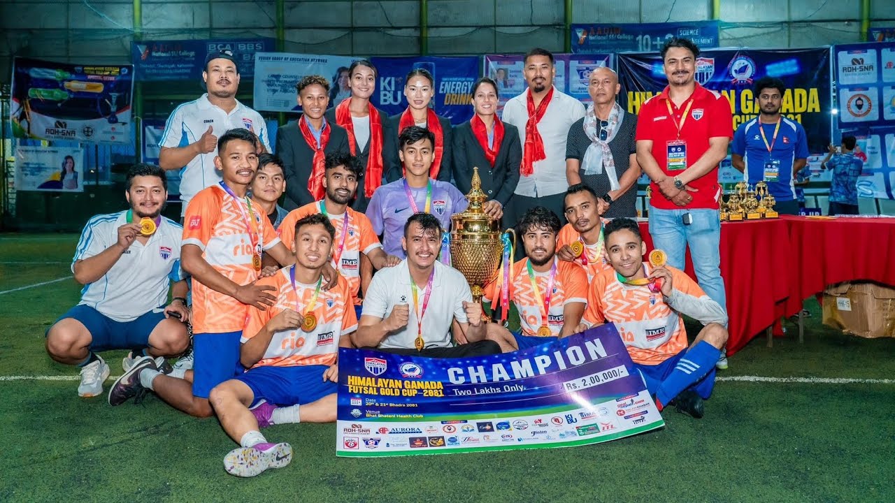 Himalayan gold cup 🏆 Final match 🚨 Himalayan fc Vs dhuku futsal ⭐️Himalayan fc champions 🔥🔥