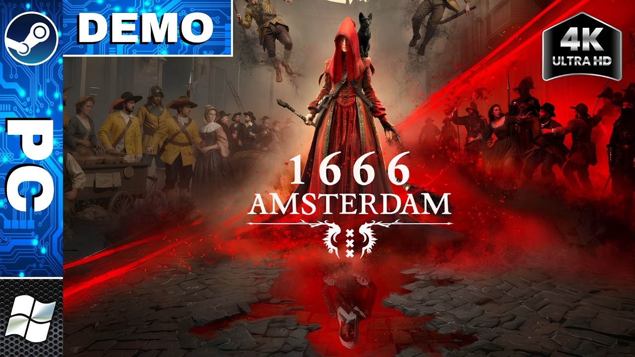 1666: Amsterdam | Демоверсия | Полное прохождение игры | 4K &mdash; Без комментариев