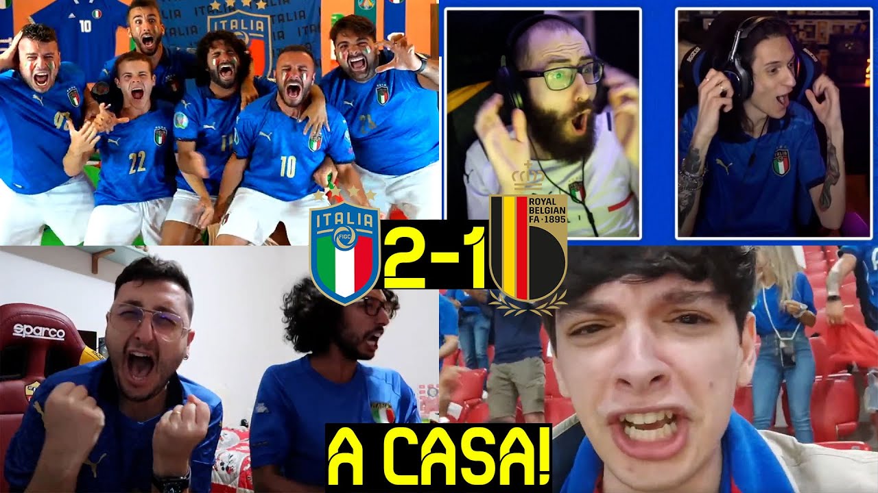 LE MIGLIORI REACTION A BELGIO-ITALIA 2-1 // BESTREACTION