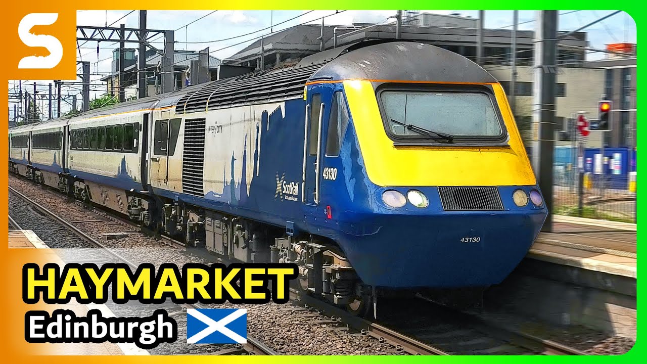 Trains at Haymarket 06/06/2025