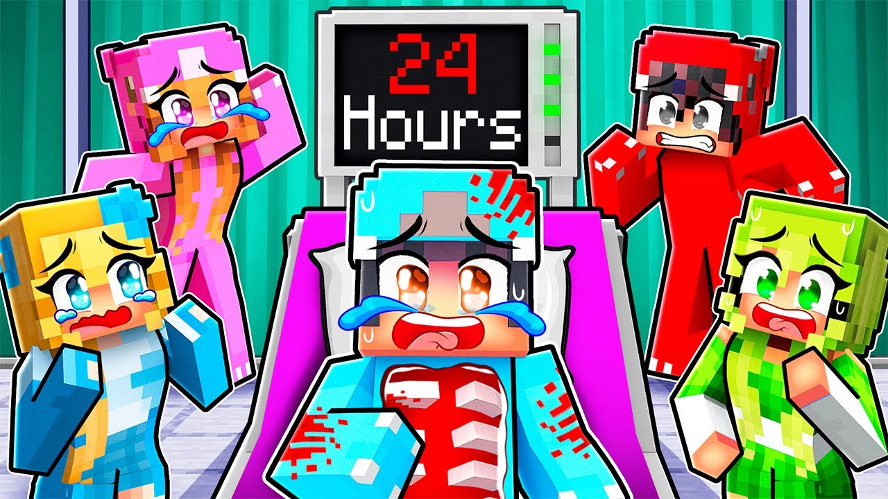 Omz Has Only 24 HOURS to LIVE In Minecraft!