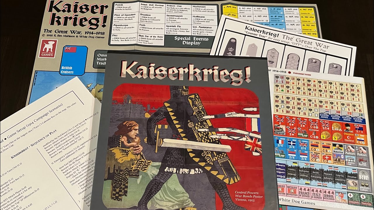 Kaiserkrieg! - The Great War 1914-1918 (White Dog) - Unboxing and Introduction