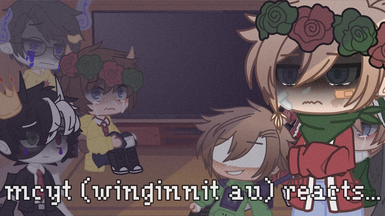 mcyt (winginnit au) reacts... || tommyinnit wing au || dream smp || gacha club