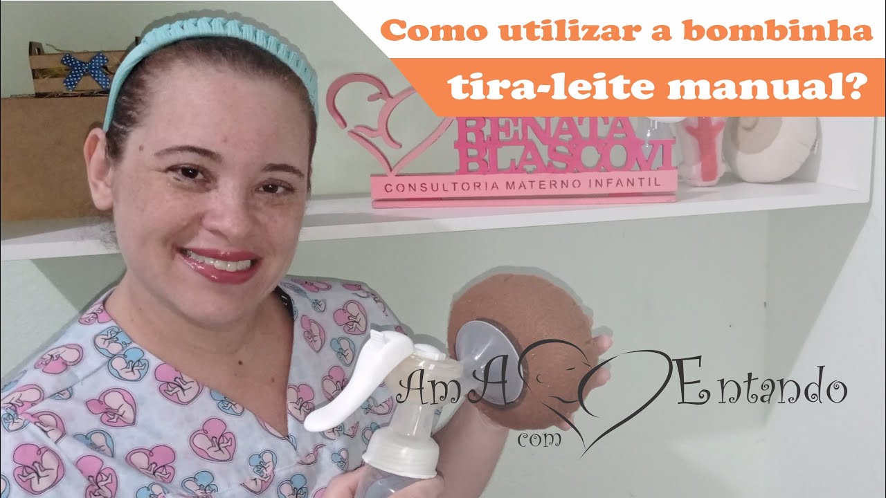 Como Utilizar a Bombinha Tira-Leite Manual?