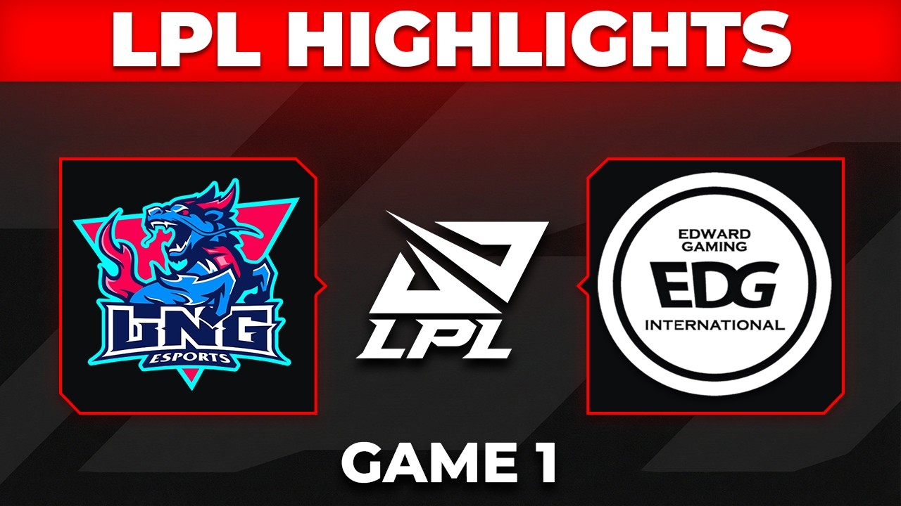 Обзор матча LNG против EDG, игра 1 | LPL 2026, 2-й сплит | LNG Esports против EDward Gaming