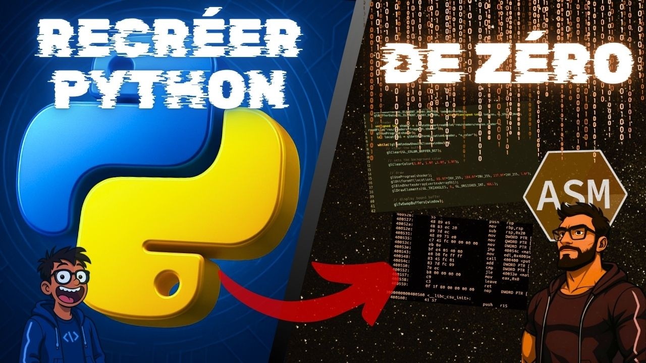 Viens on Recode Python de ZÉRO !