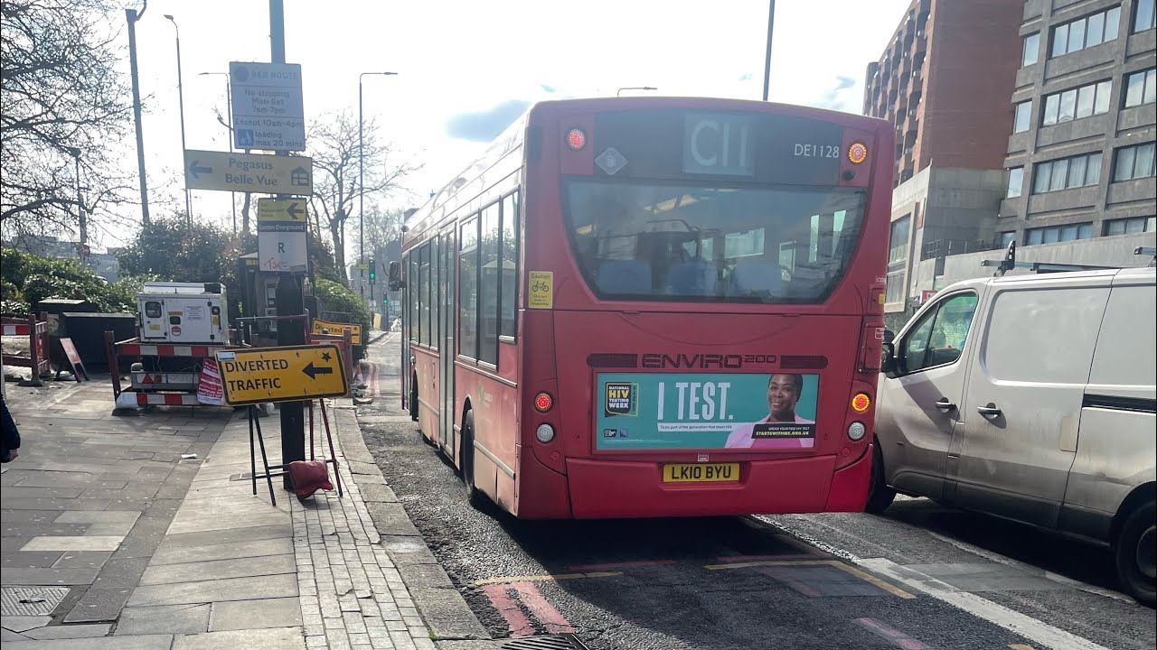 Fast driver:C11 to Brent cross From Brent cross to Finchley road college crescent DE1128 LK10BYU