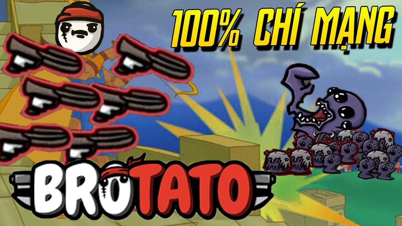 (Brotato) Tôi trở thành AN DƯƠNG VƯƠNG với lối chơi FULL CHÍ MẠNG TẦM XA phá đảo ngay bản mới!