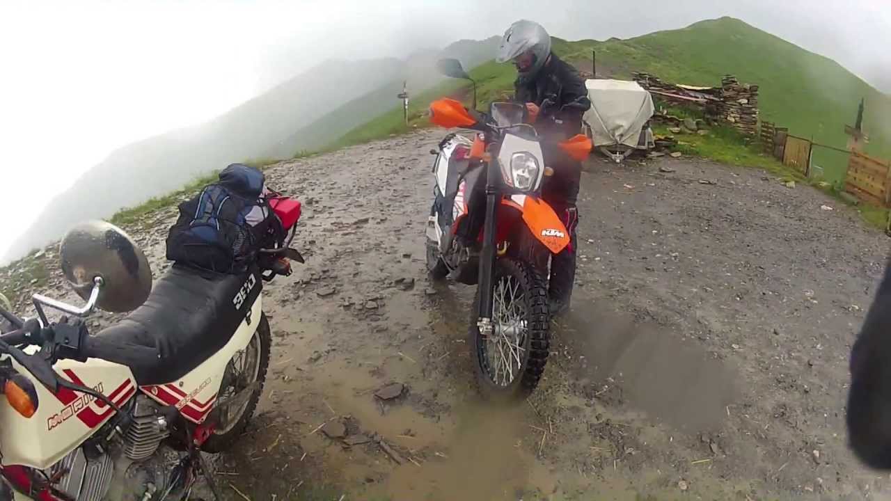 VAMIRACING 2013 LGKS Ligurische Grenzkammstrasse   Moto Morini Kanguro 350 und KTM690R