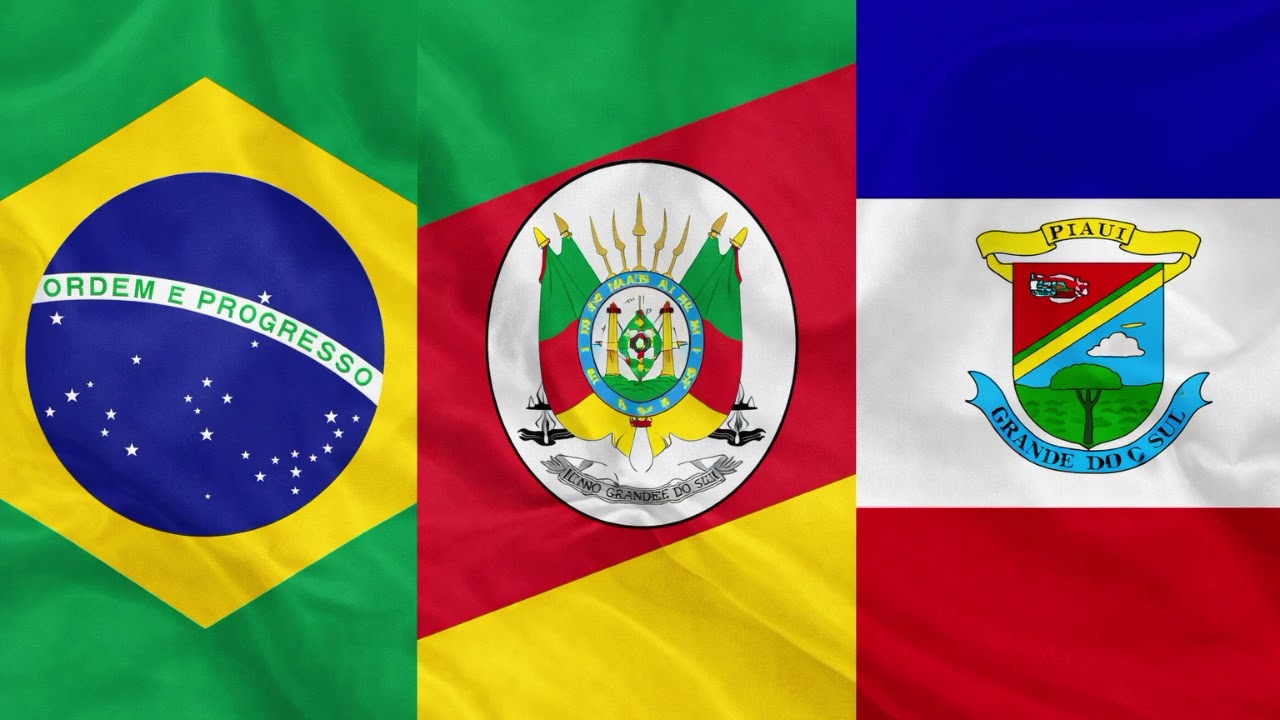 Hino Nacional Brasileiro; Hino do Rio Grande do Sul; Hino de Três Coroas