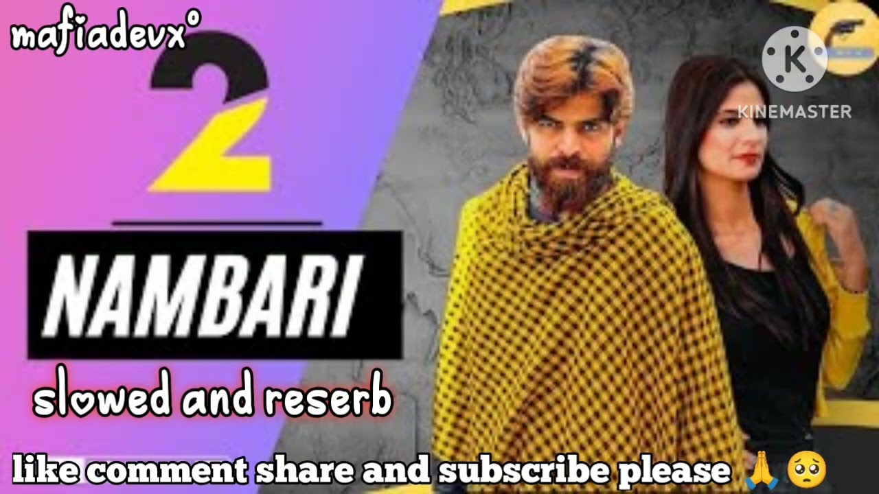 2 numbari song lyrics slowed and reserb song lyrics and lofi remix song #bigguy 