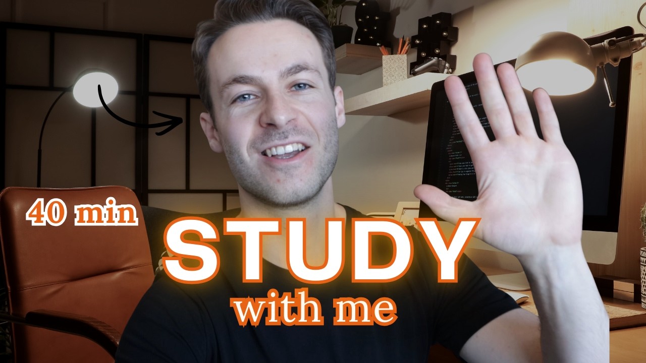 Study with me - 40 minutowa sesja nauki