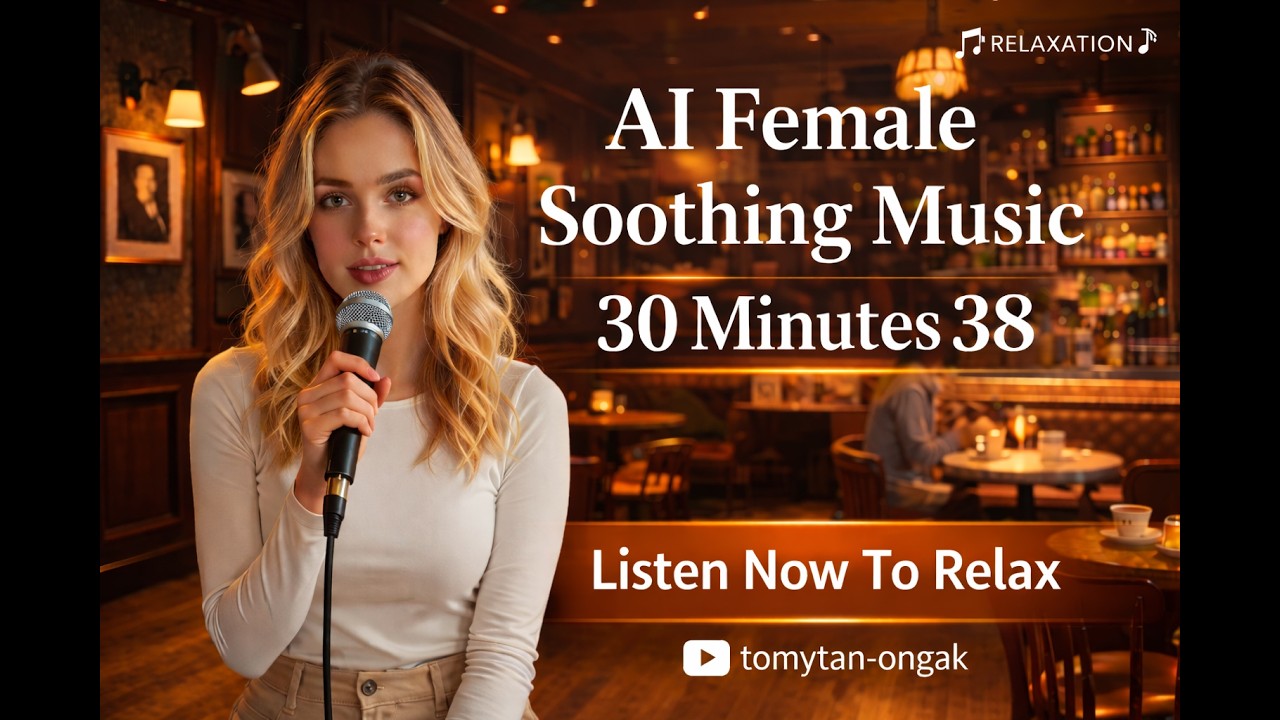 AI female soothing music 30 minutes38(Official Lyric Video) / AI Female Vocal Ballad癒やし、心地よい、AI音楽