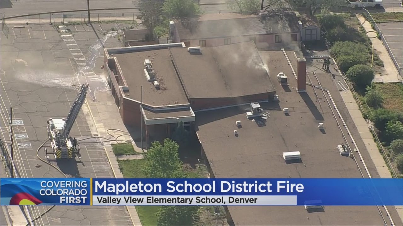 2-Alarm Fire Breaks Out At Valley View Elementary School