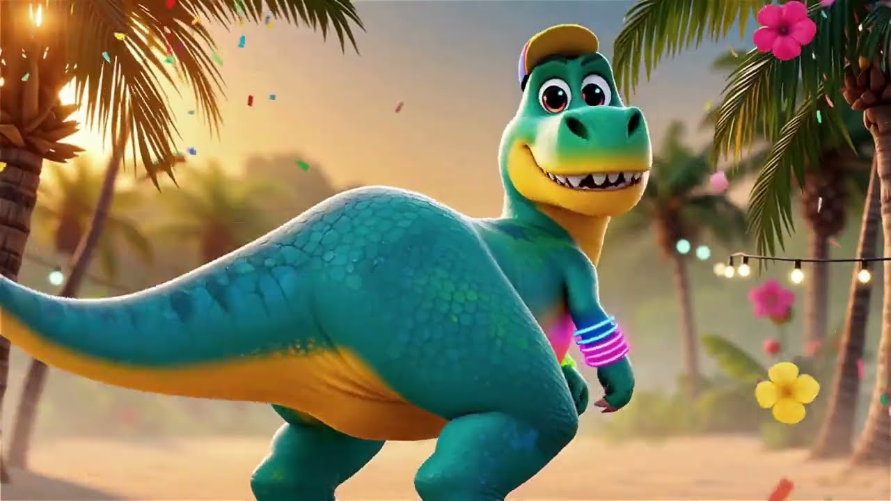 ABC Safari Animals Song | Color & ABC Song For Kids Dance Party | Happy Hippo Sings