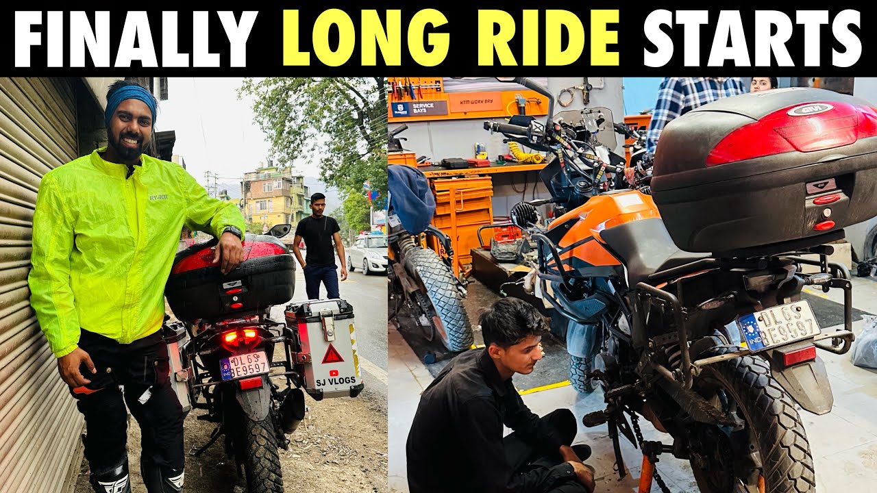 RIDE ke first day he BIKE bhi kharab hogayi aur BARISH ne BAND baja diya | SJ VLOGS