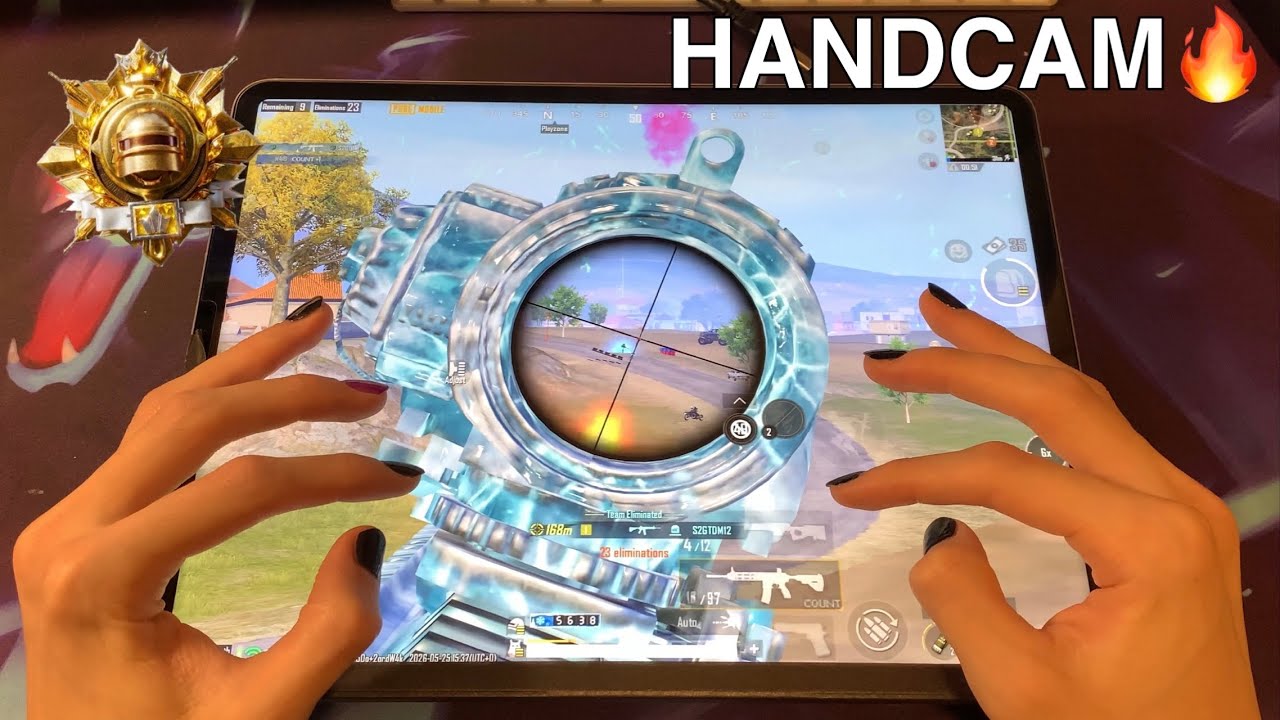 6finger HANDCAM 120FPS Solo vs Squad - PUBG MOBILE