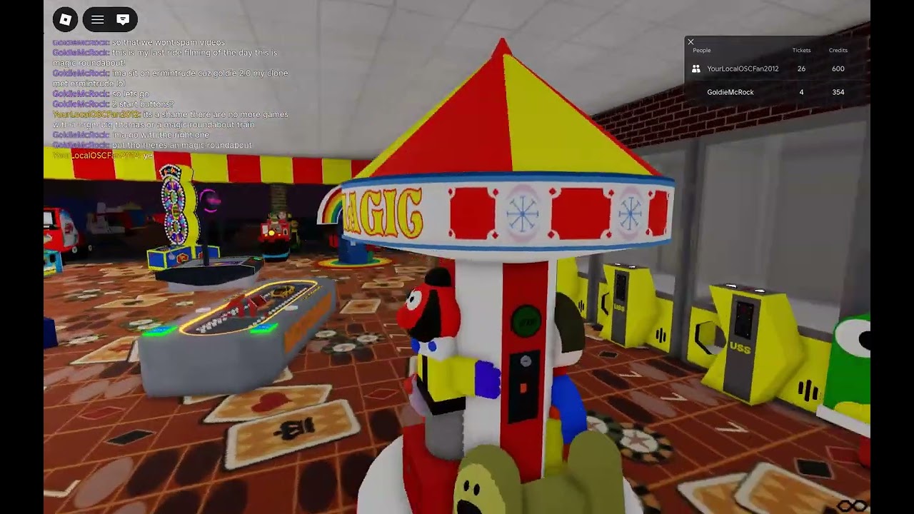 Bafco the magic roundabout kiddie ride [Roblox] [RARE!] [LAST ROBLOX KIDDIE RIDE VIDEO]