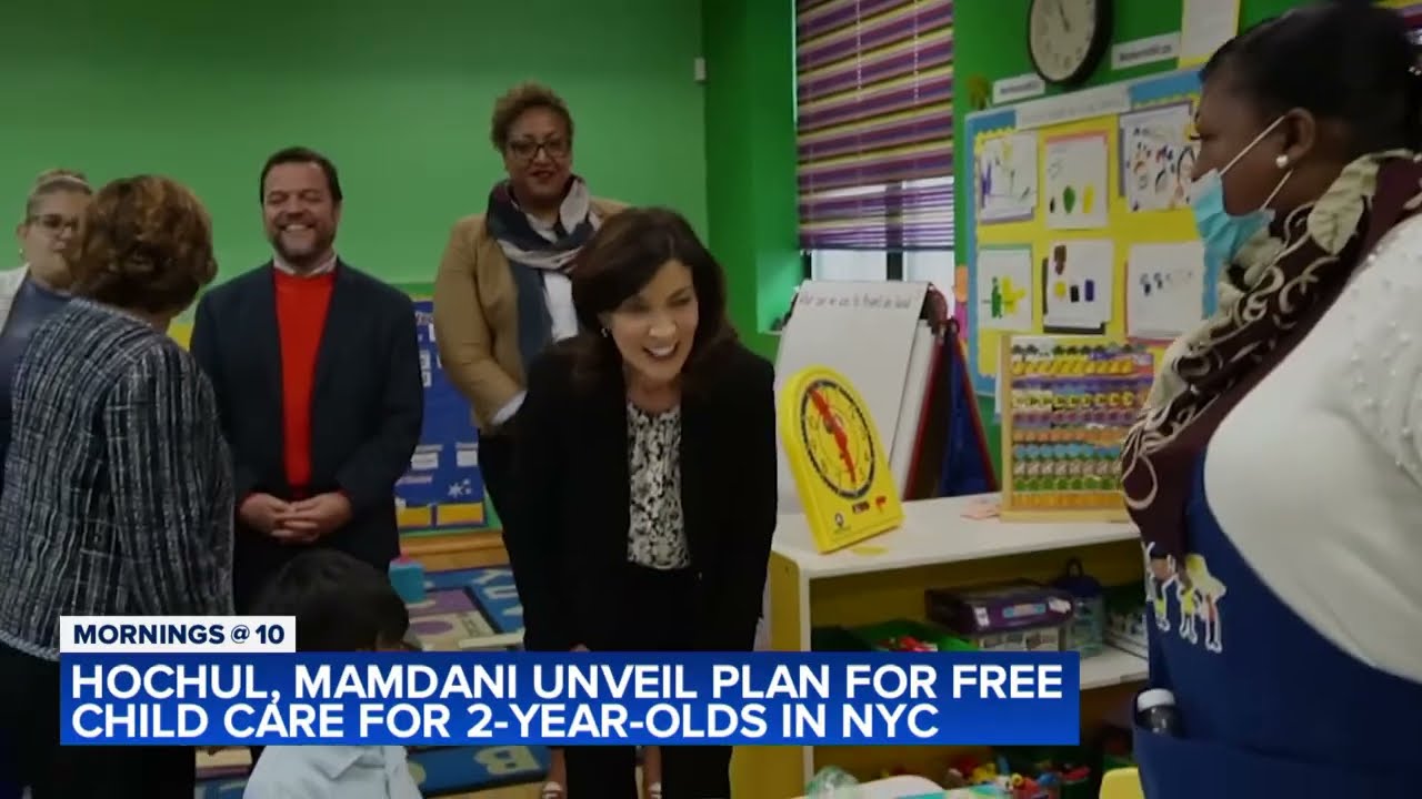 Hochul, Mamdani unveil plan for free child care for 2-year-olds in NYC