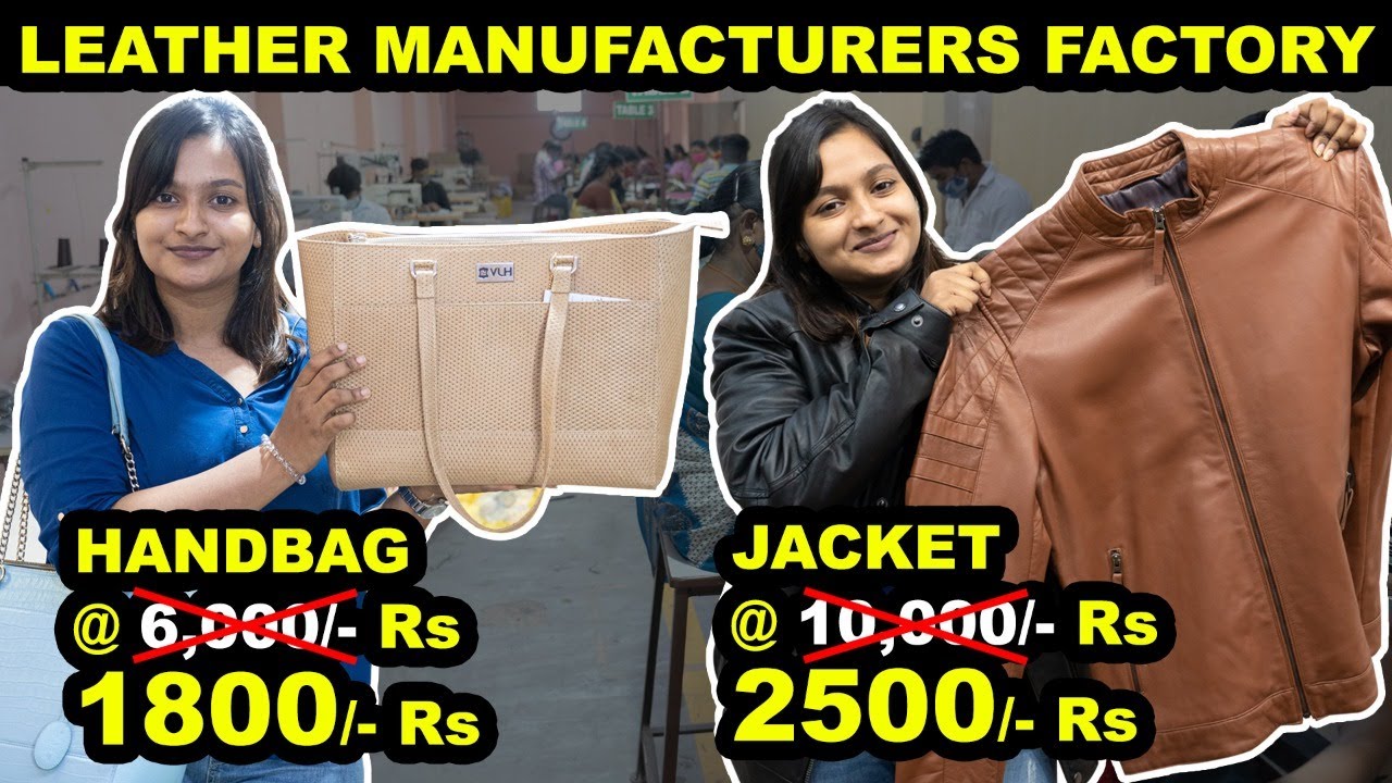 Leather Bag Manufacturers Factory @ Chennai || Shoe & Hand Bag Wholesale Price.