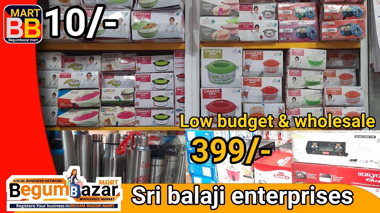 Sri balaji enterprises in begumbazar Hyderabad || wholesale dealers ||begumbazar mart
