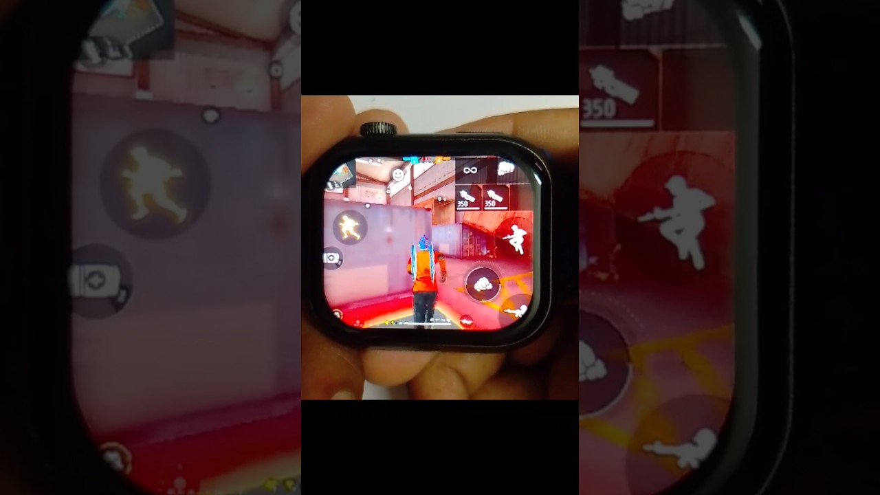 s9 ultra smartwatch ⚡ Android 😀 me freefire Handcam 😄 game me #smartwatch #gaming #garenafreefire