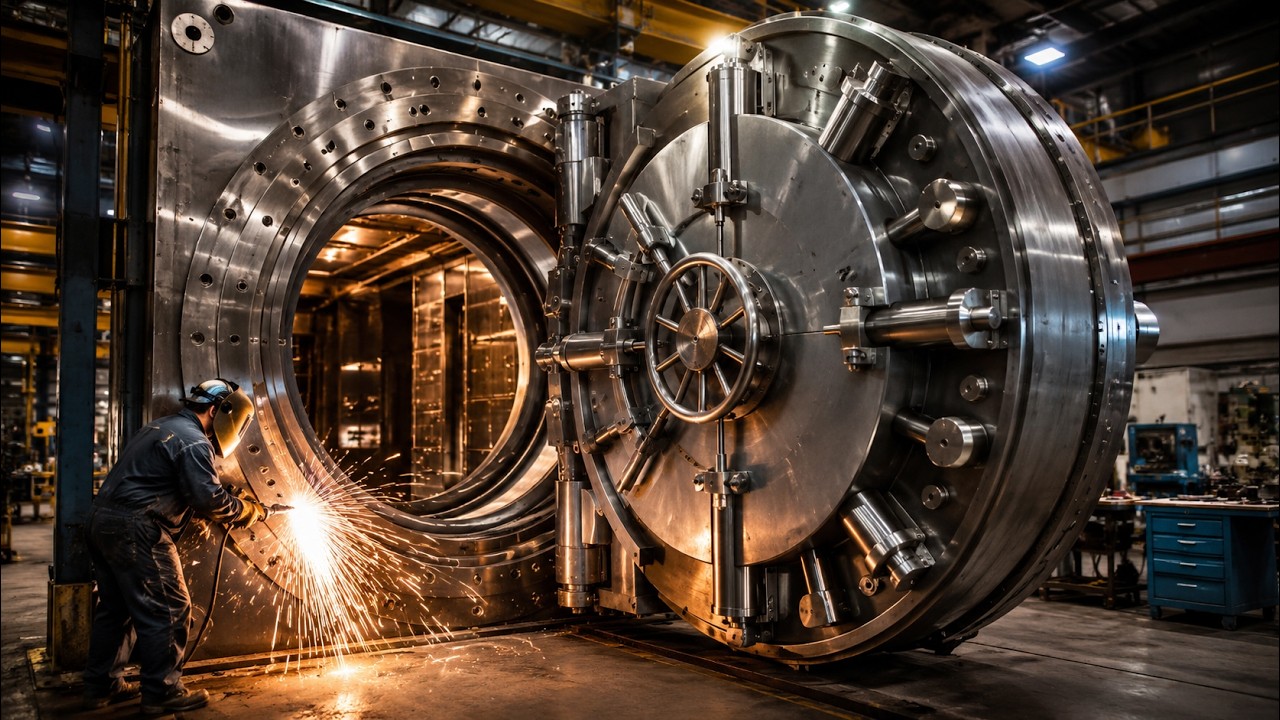 How Massive Bank Vault Doors Are Made