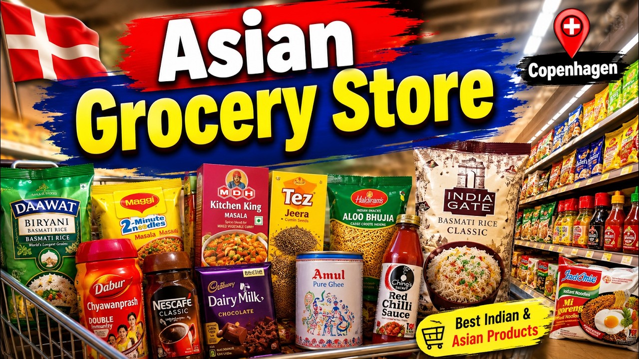 Mix Bazar: Best Asian & Indian Grocery Store in Copenhagen, Denmark | Indian Food Market #Copenhagen