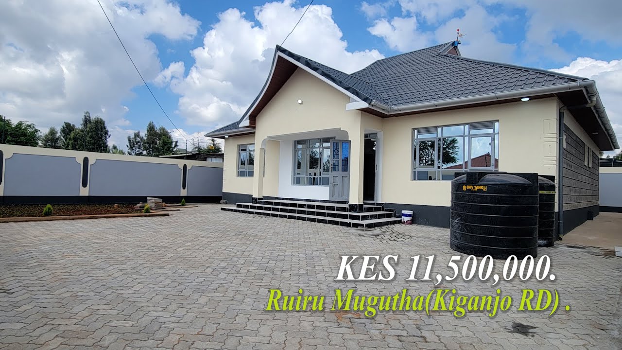 INSIDE The Spacious Bungalow @kes 11.5M in Ruiru Mugutha.