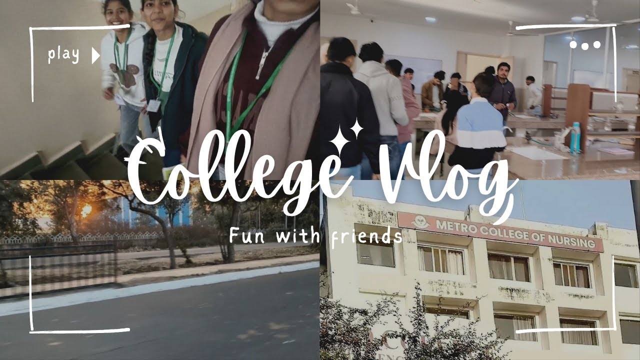 *College Vlog🌞*|Fun with friends😆|Practical 🧪|Enjoyment 😁|
