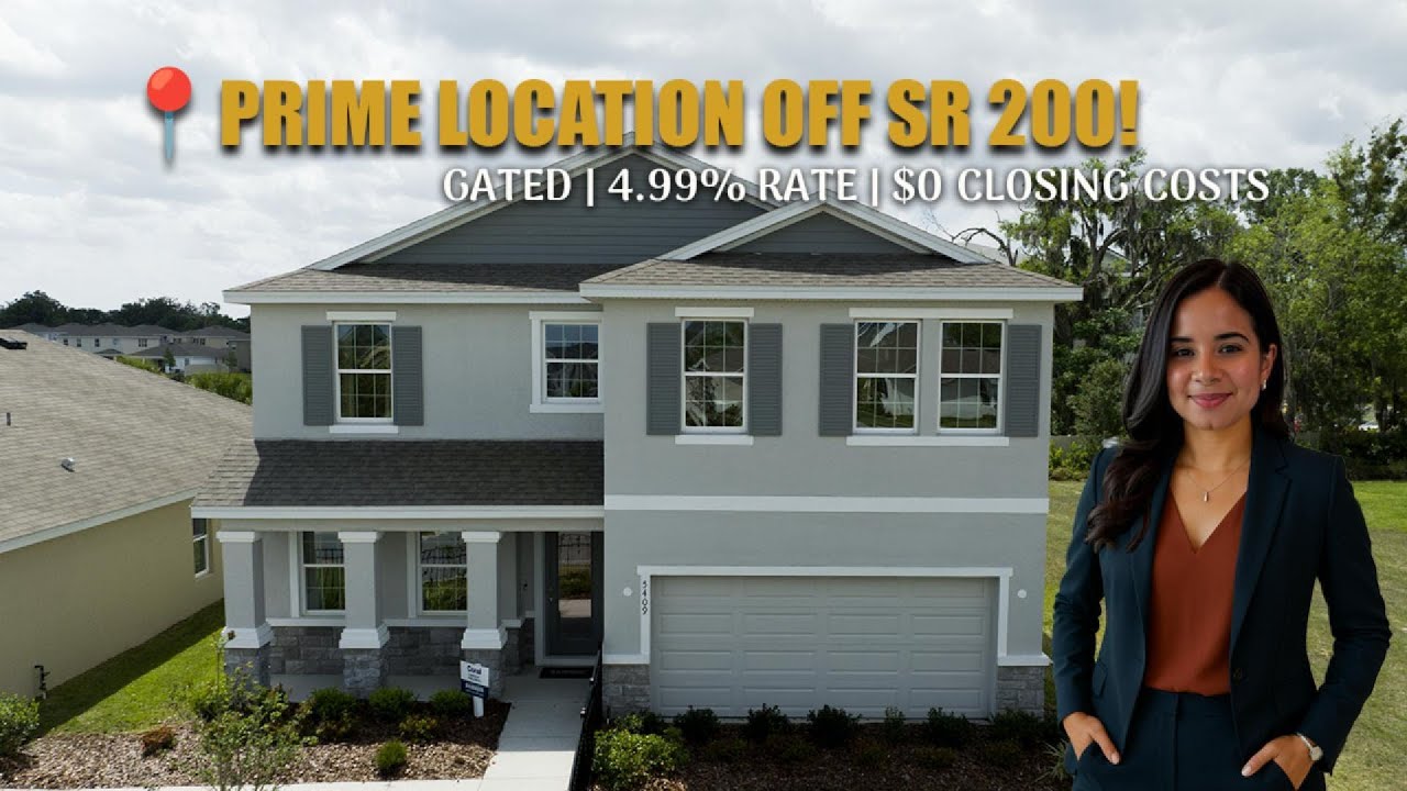 Stunning 4 Bedroom Home in Gated Community off SR 200 | Minutes from I-75, Shopping & VA Clinic!