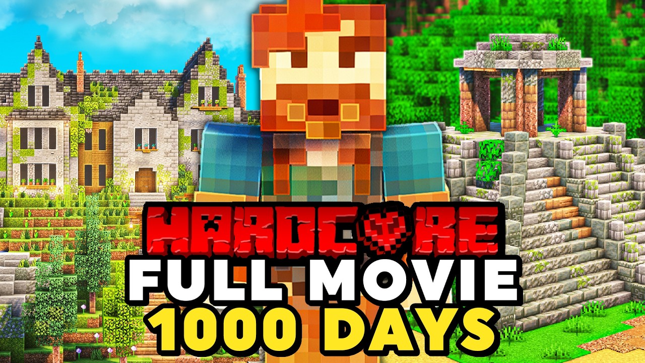 1000 Days of Cozy Hardcore Minecraft [MEGA MOVIE]