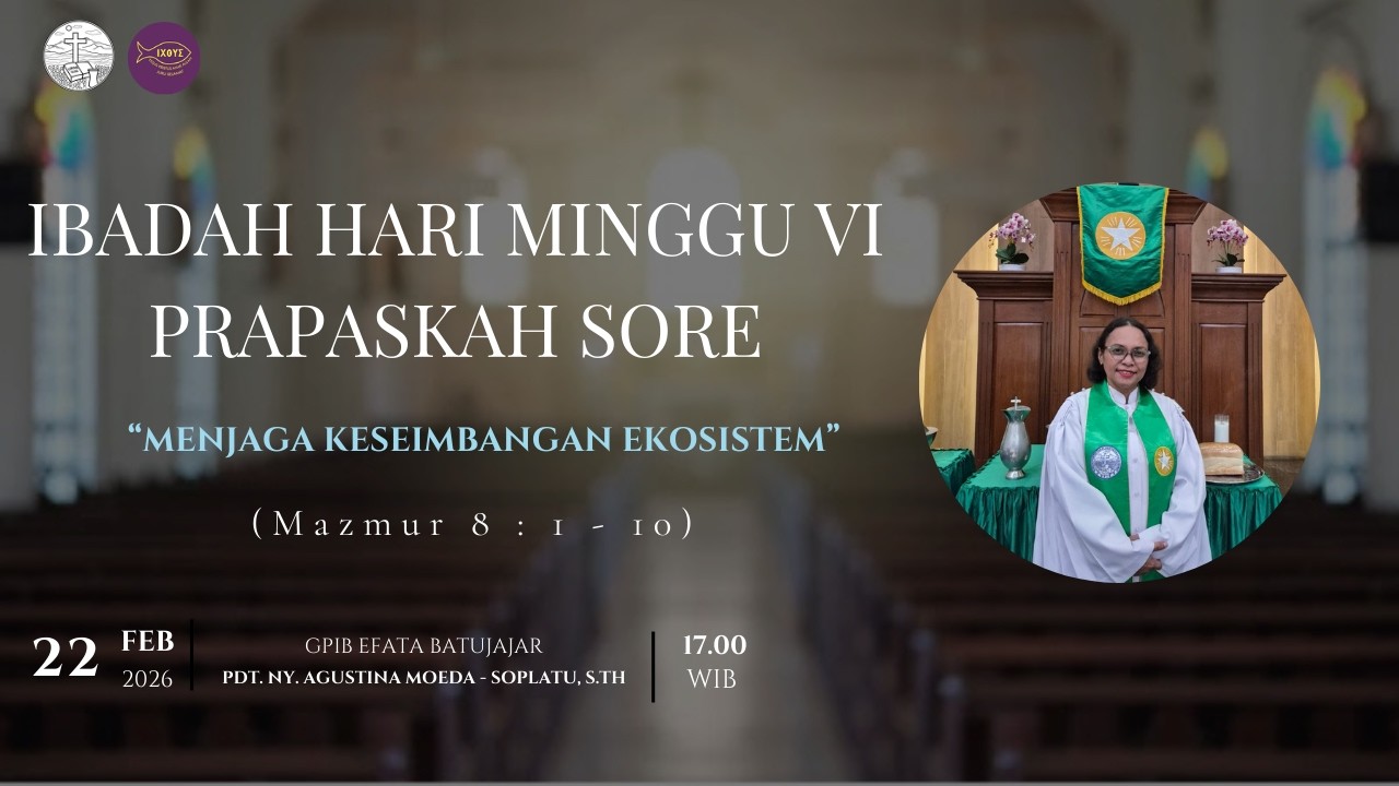 IBADAH MINGGU SORE || GPIB EFATA BATUJAJAR