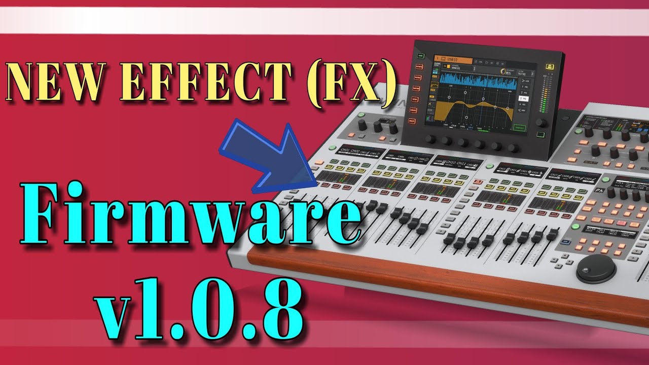 【AVEM 】 New Effect (FX) in Behringer WING Firmware v1.0.8