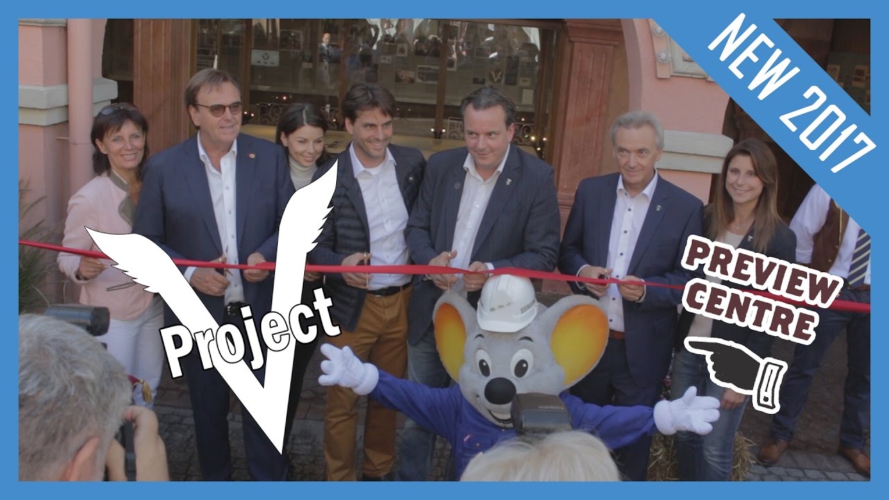 Project V - Preview Centre official opening - NEW 2017 [Europa Park HD]