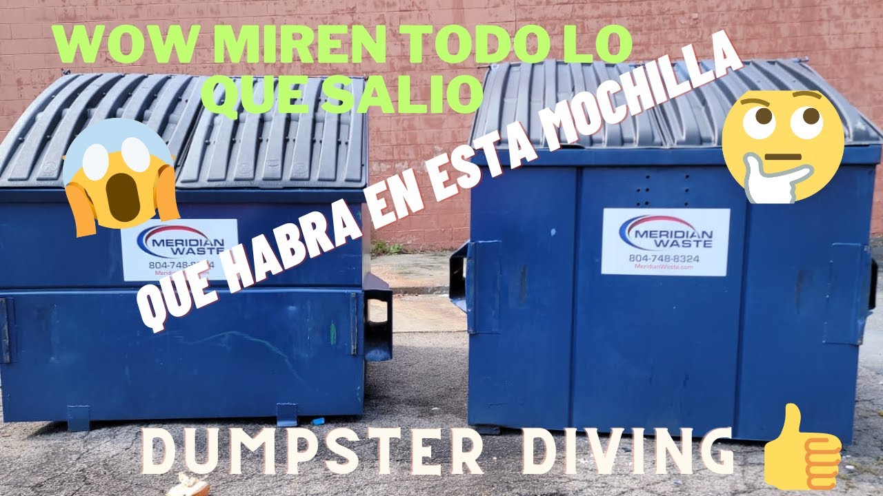 ♻️Wow‼️Miren todo lo que salio en esta búsqueda,😳Dumpster Diving♻️ lo que tiran las tiendas 🇺🇲👍