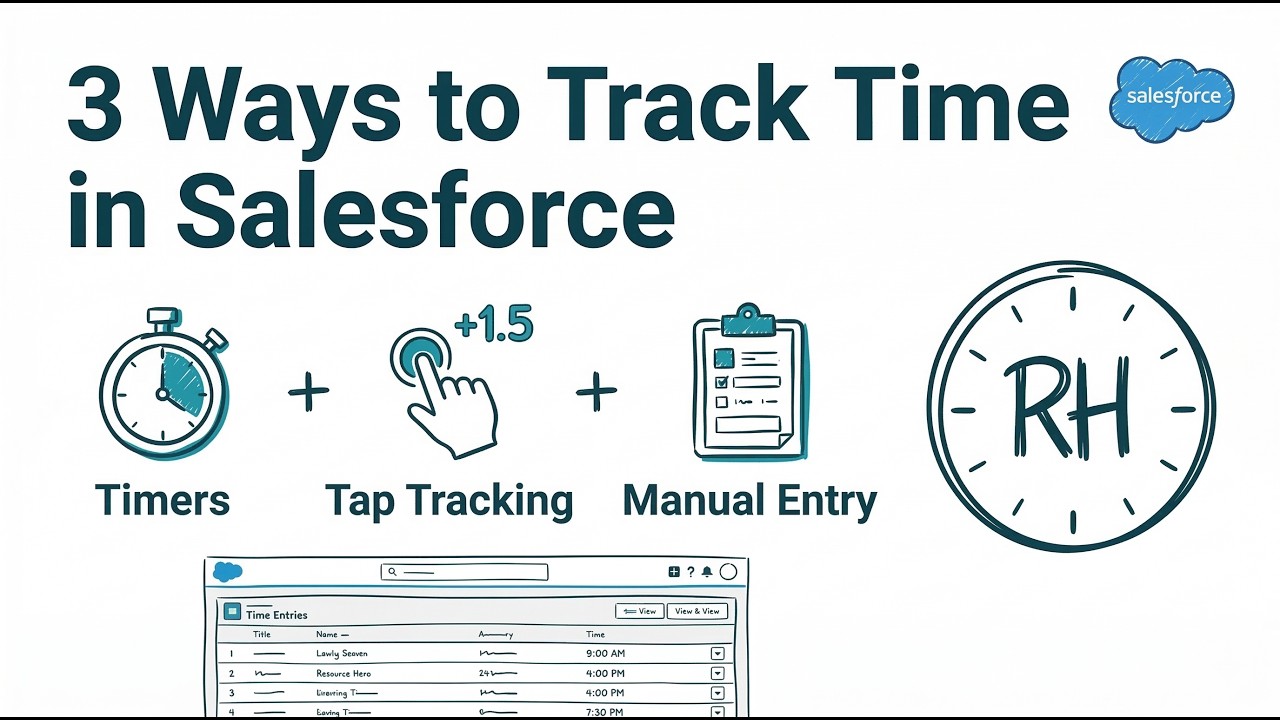 3 Ways to Track Time in Salesforce (Without Leaving Salesforce)