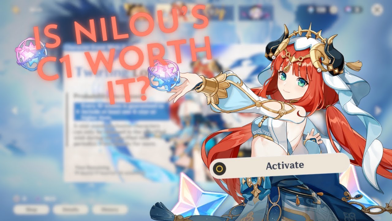 C0 vs C1 Nilou - Is C1 Worth It? | Hp% & Crit Damage Comparison | Genshin Impact
