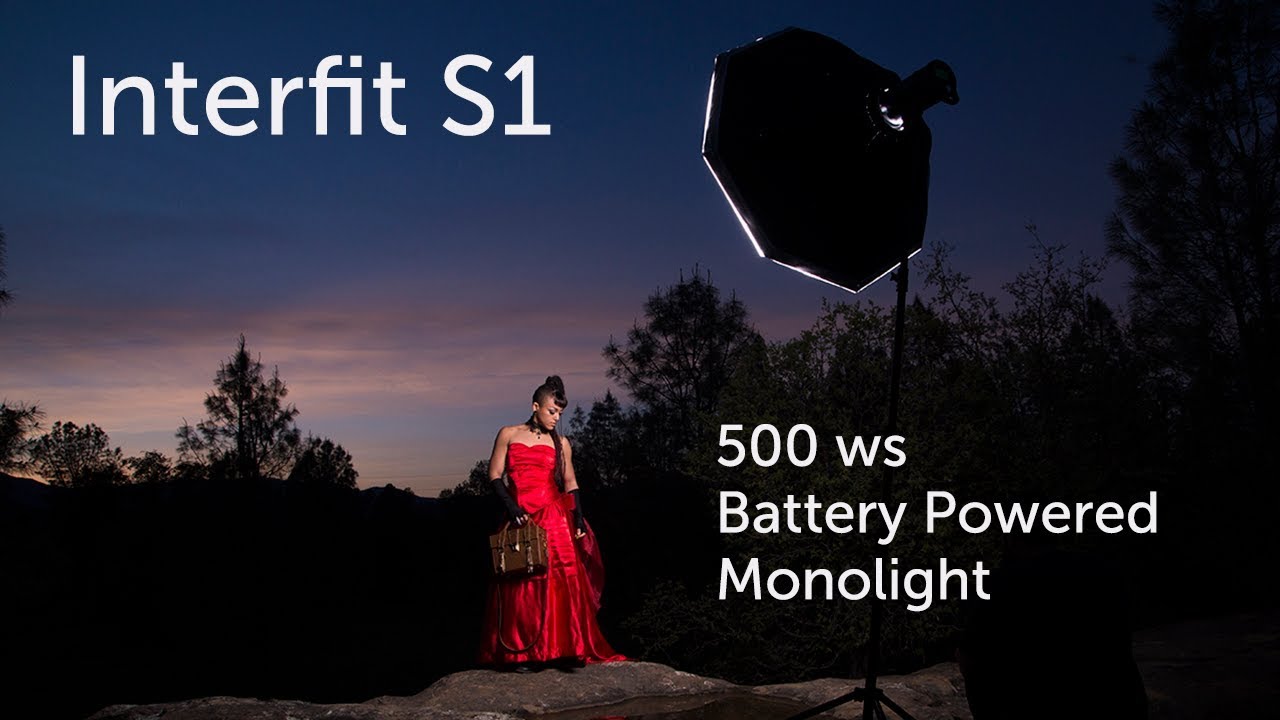 Outdoor evening portrait shoot with Interfit S1 monolight