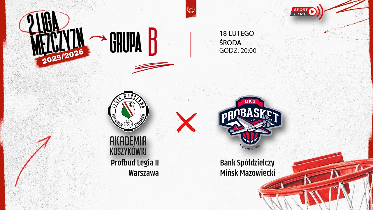 Profbud Legia II Warszawa - Bank Sp&oacute;łdzielczy Mińsk Mazowiecki (2 LM)