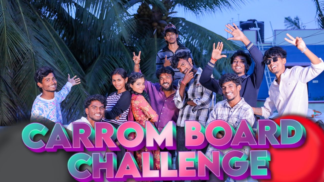 G**Mala Board Aadu 😂🤣 Carrom Board Challenge  || Tamil Fun Video