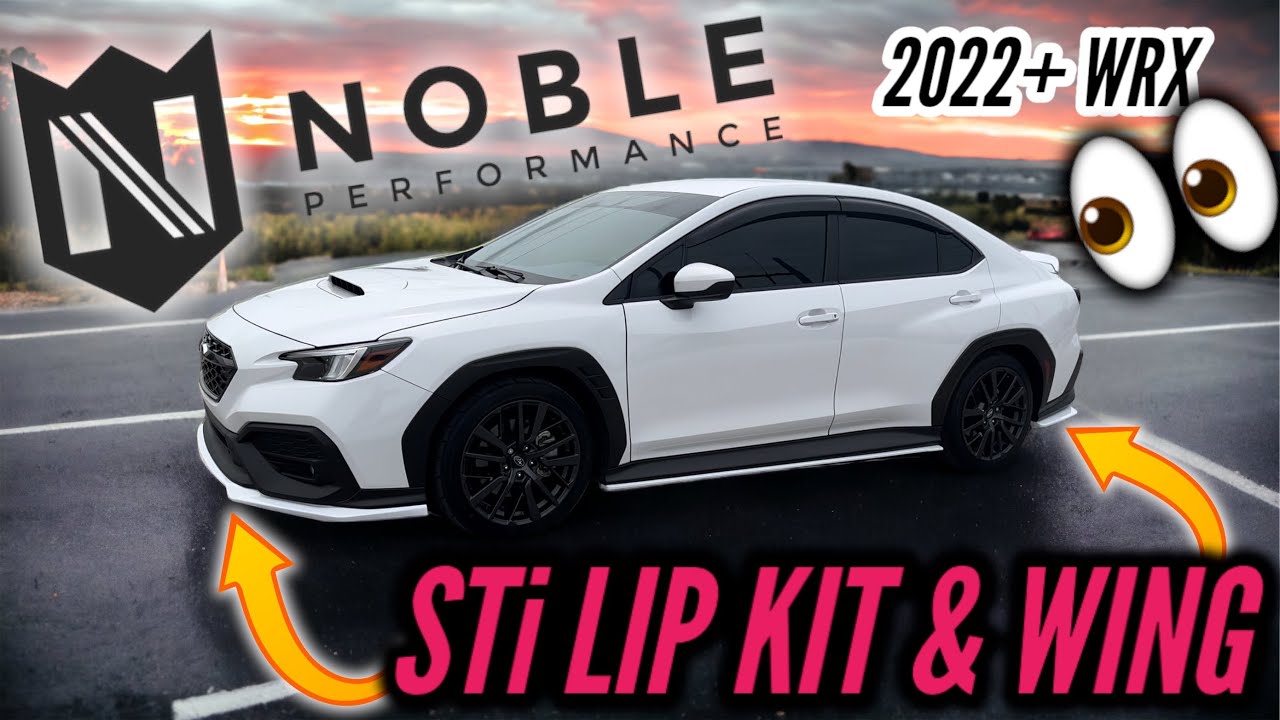 ЕЩЁ ОДИН! ☝️ | NOBLE | КОМПЛЕКТ ДЛЯ ГУБ | КРЫЛО | 2022 | 2023 | SUBARU | WRX